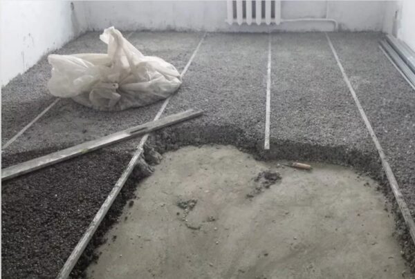 Монтаж стяжки из керамзита пола